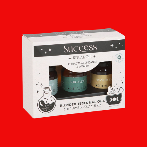 Set of 3 Success Ritual Blended Essential Oils