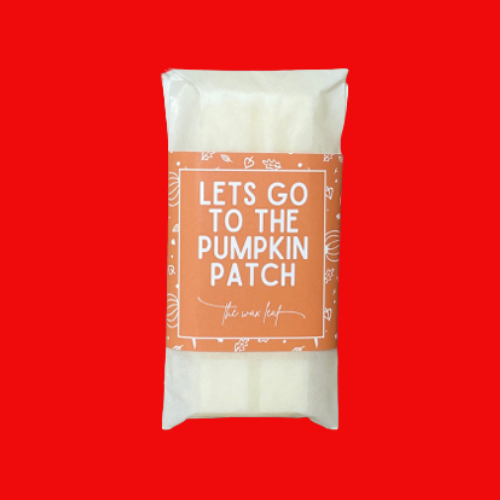 Let’s Go To The Pumpkin Patch Wax Melt Snap Bar