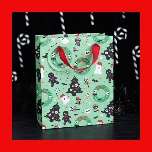 Merry Creepmas Print Gift Bag