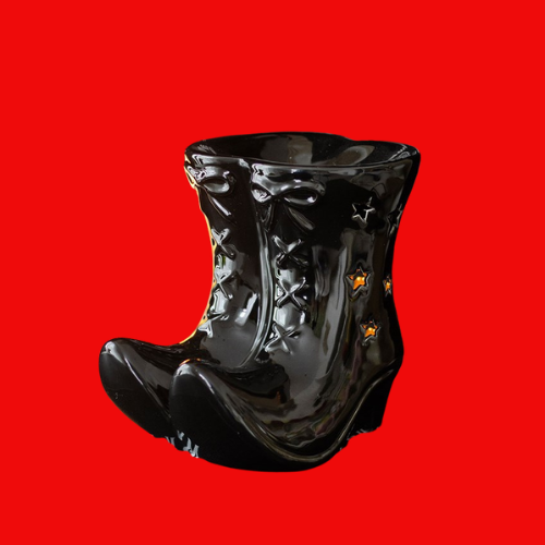 Black Witch Boots Oil Burner