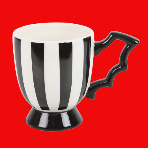 Striped Bat Wing Teacup