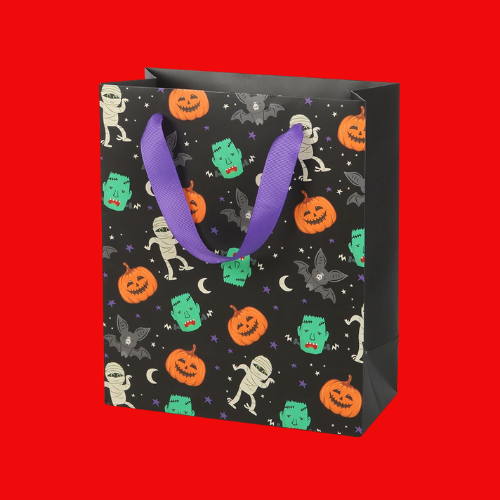 Medium Monster Mash Print Gift Bag