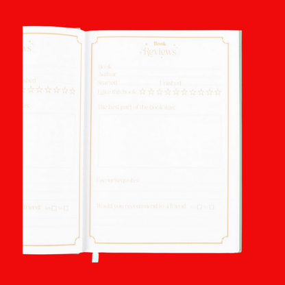 My Reading Journal A5 Notebook