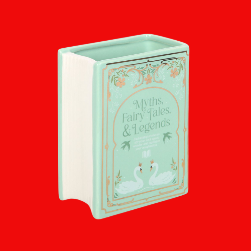 Green Book Shaped Vase