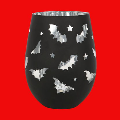 Bat Stemless Wine Glass