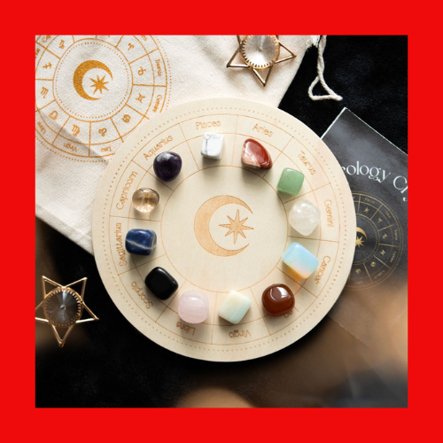 Astrology Wheel Crystal Gift Set