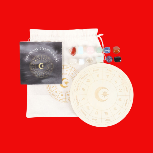 Astrology Wheel Crystal Gift Set