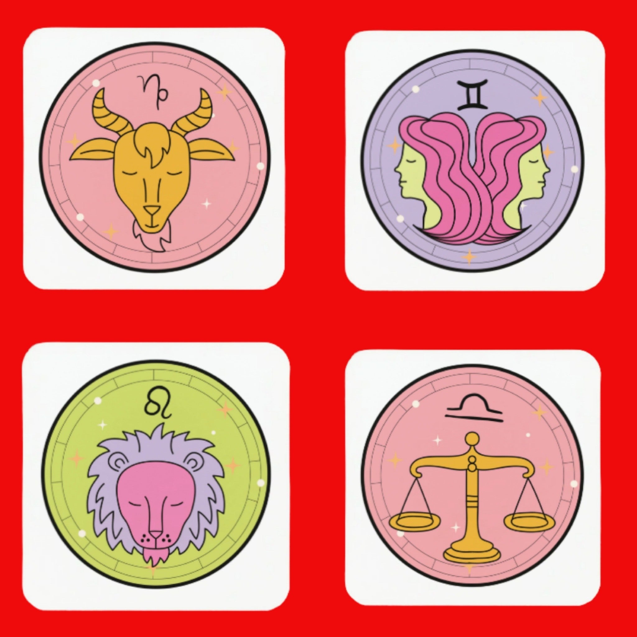 Zodiac Coasters
